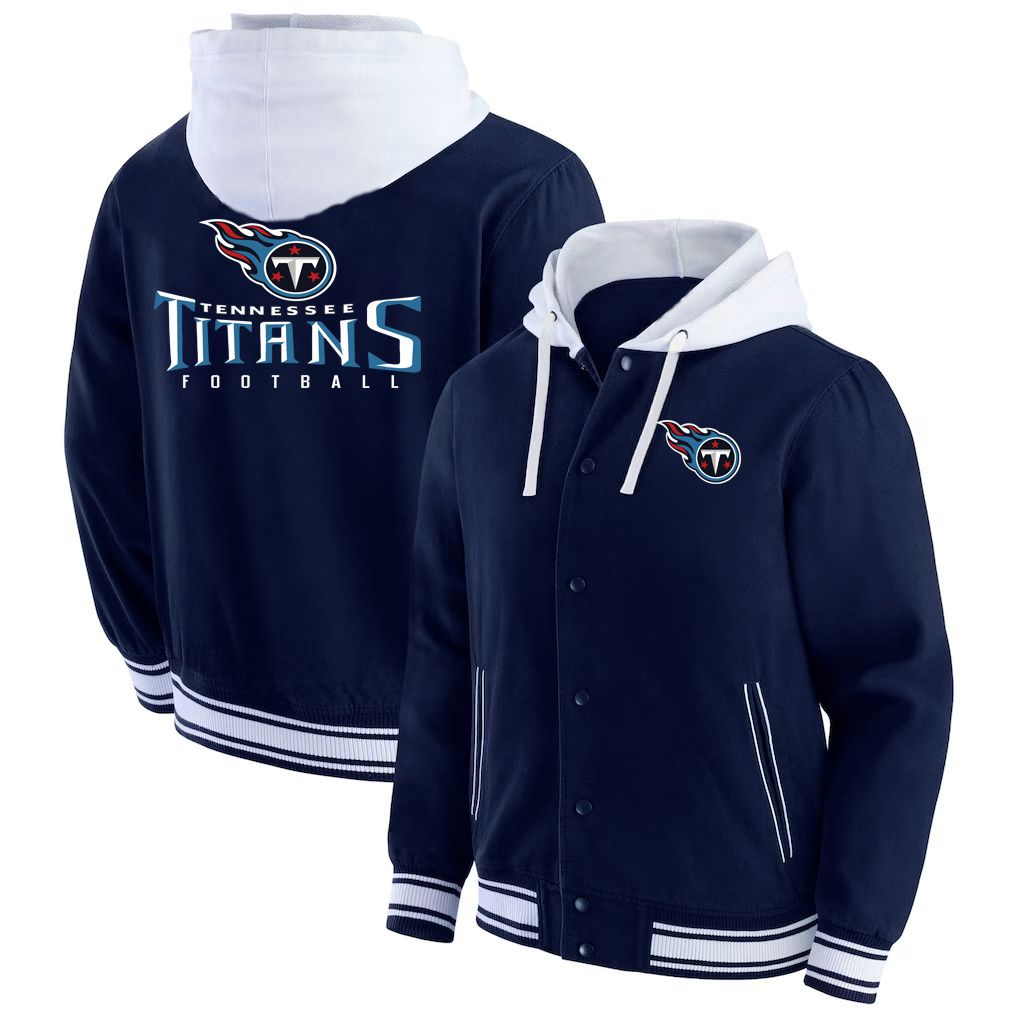 Men 2026 NFL Tennessee Titans  jacket hoodie Blue 012